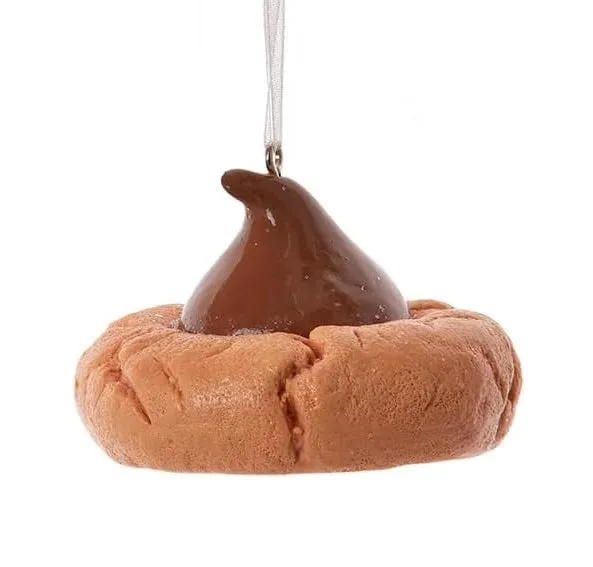 2.4" Classic Peanut Butter Blossom Cookie Ornament