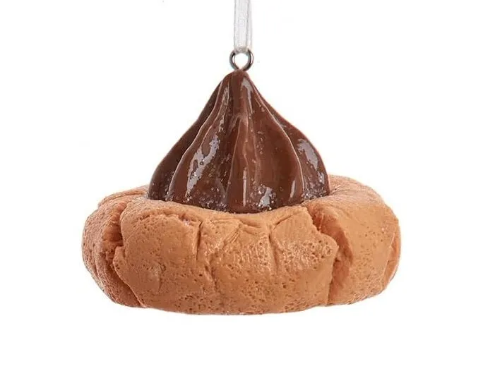 2.4" Classic Peanut Butter Blossom Cookie Ornament