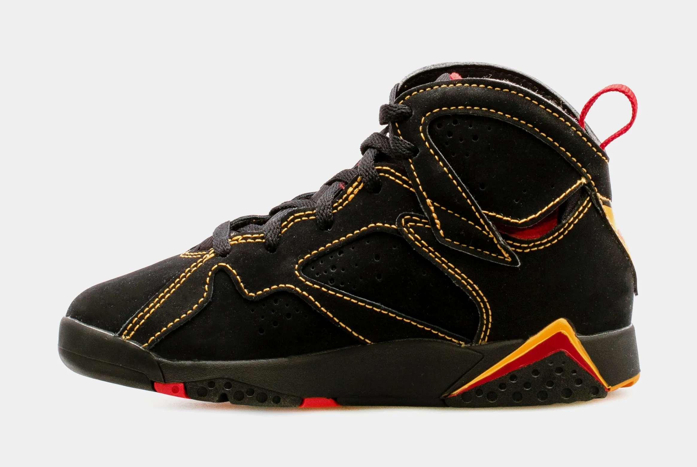 Air Jordan 7 Retro Citrus Preschool Lifestyle Shoes (Black) Free Shipping