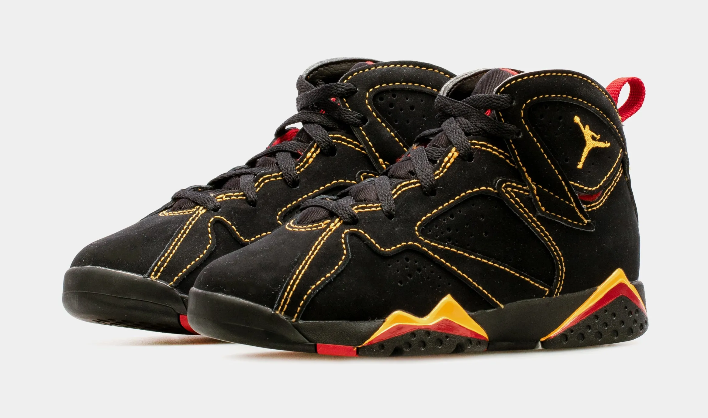 Air Jordan 7 Retro Citrus Preschool Lifestyle Shoes (Black) Free Shipping