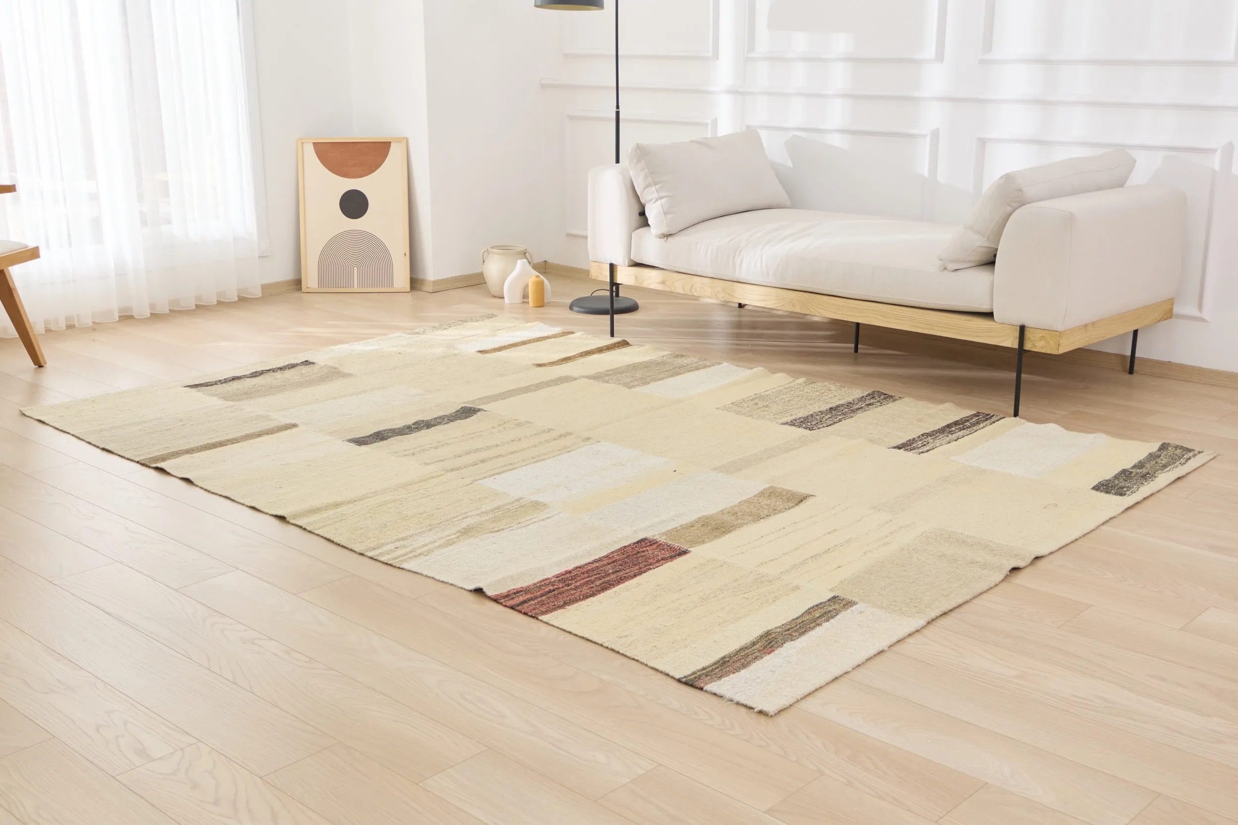 Alair - Vintage Turkish Area Hemp Rug
