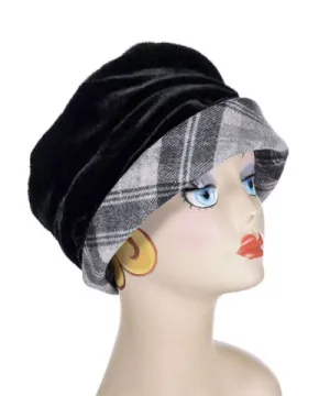 Ana Cloche Hat Style - Wool Plaid in Twilight (Sold Out!)