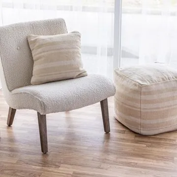 Barcelona Striped Cushion Natural