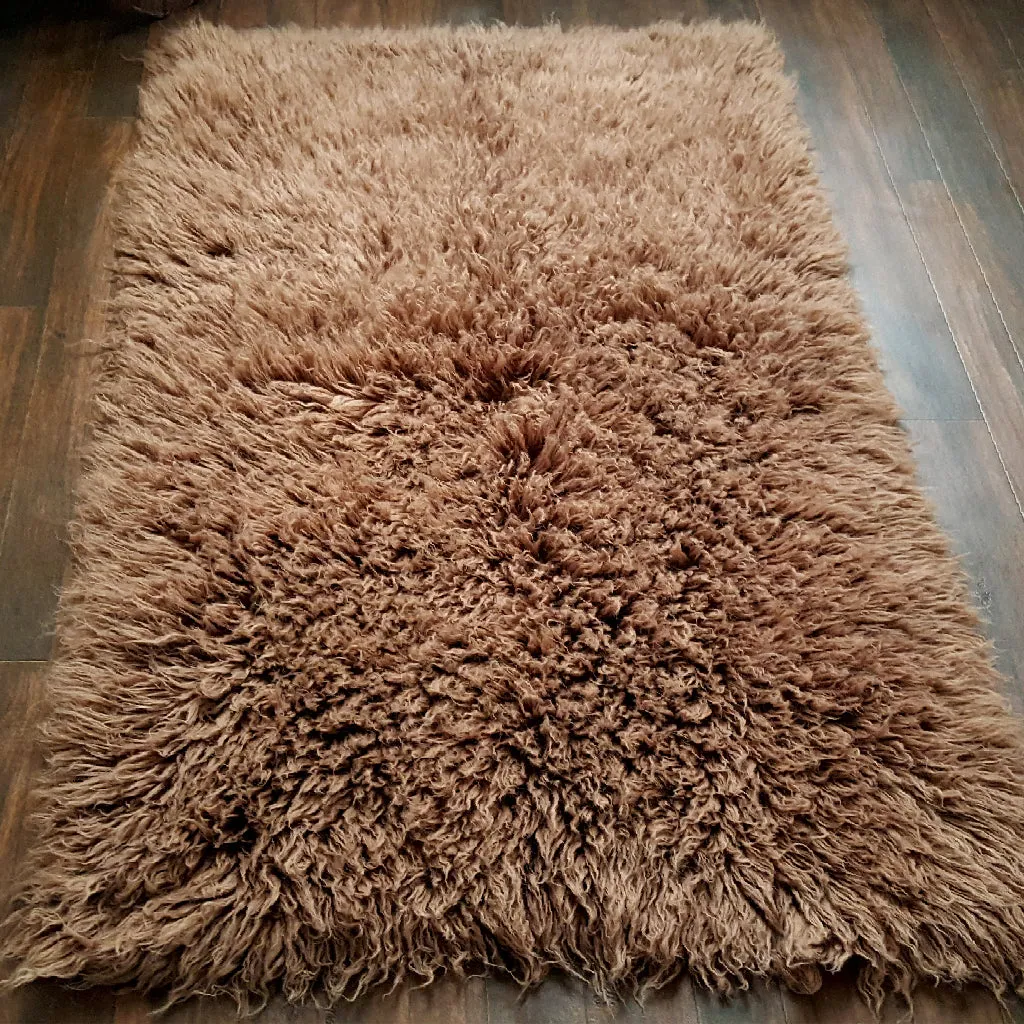 BEAUTIFUL COCO FLOKATI RUG | THICK 3.5" WOOL PILE | ASSORTED SIZES