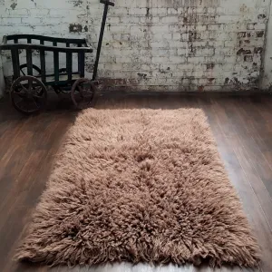 BEAUTIFUL COCO FLOKATI RUG | THICK 3.5" WOOL PILE | ASSORTED SIZES