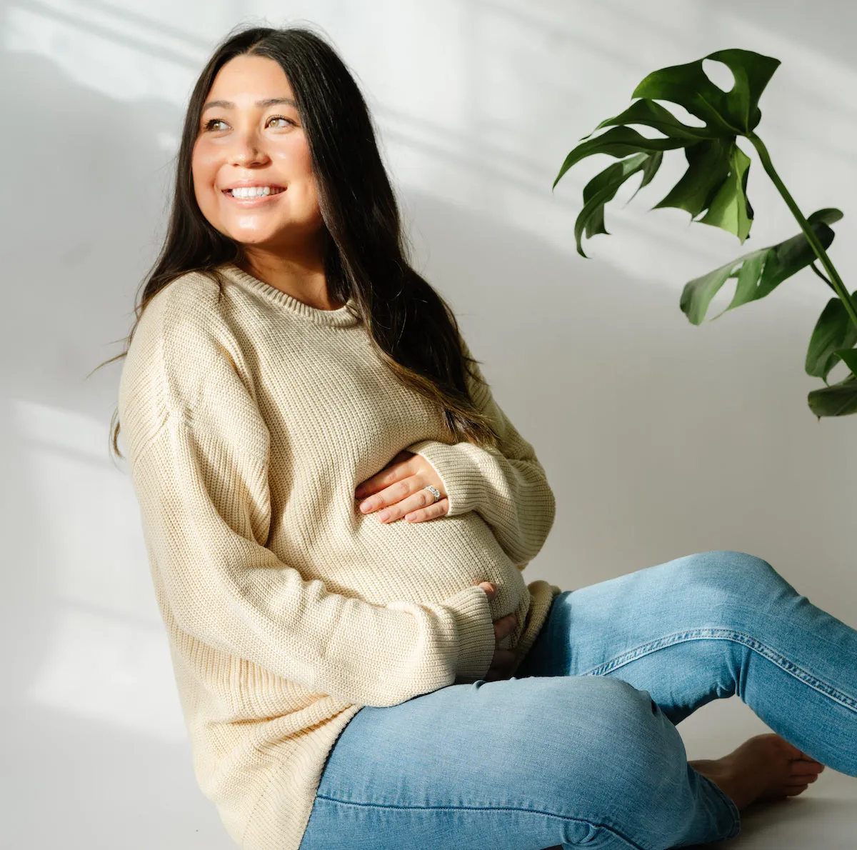 Belan.J Adult Knit Sweater - Cream