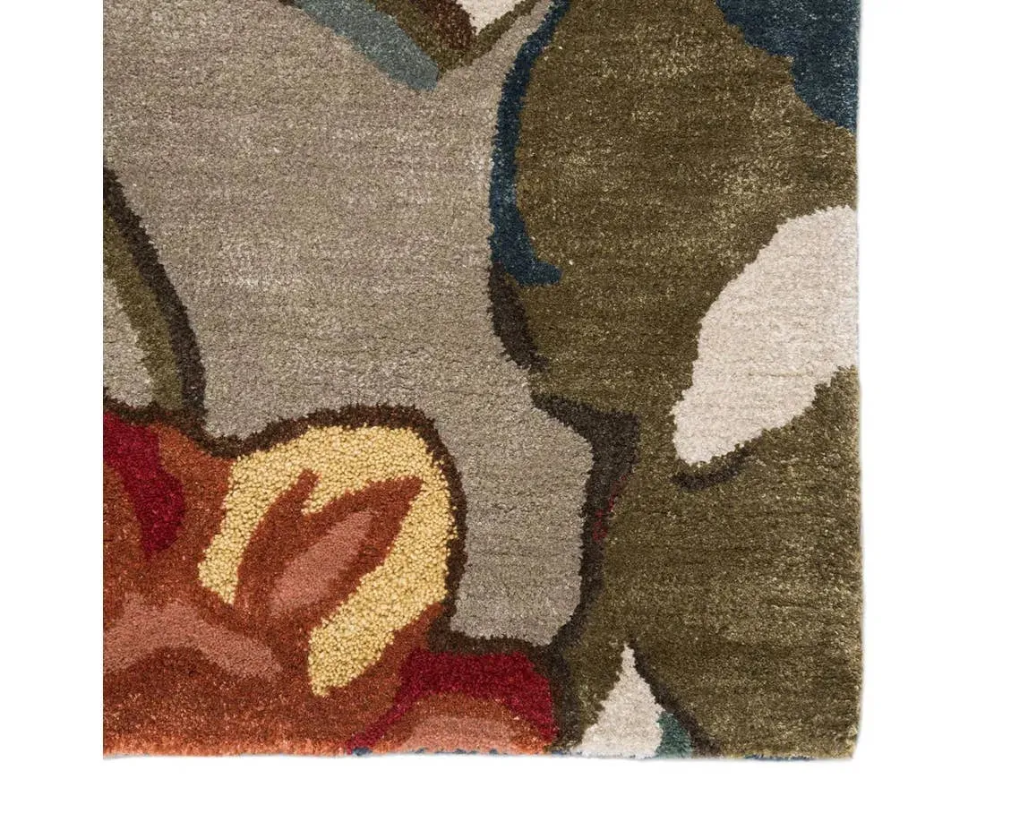 Blue BL116 Green/Light Grey Rug