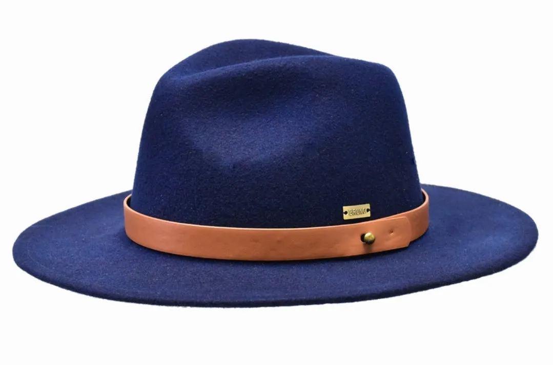 Bruno Capelo uptown Flat wool felt Brim