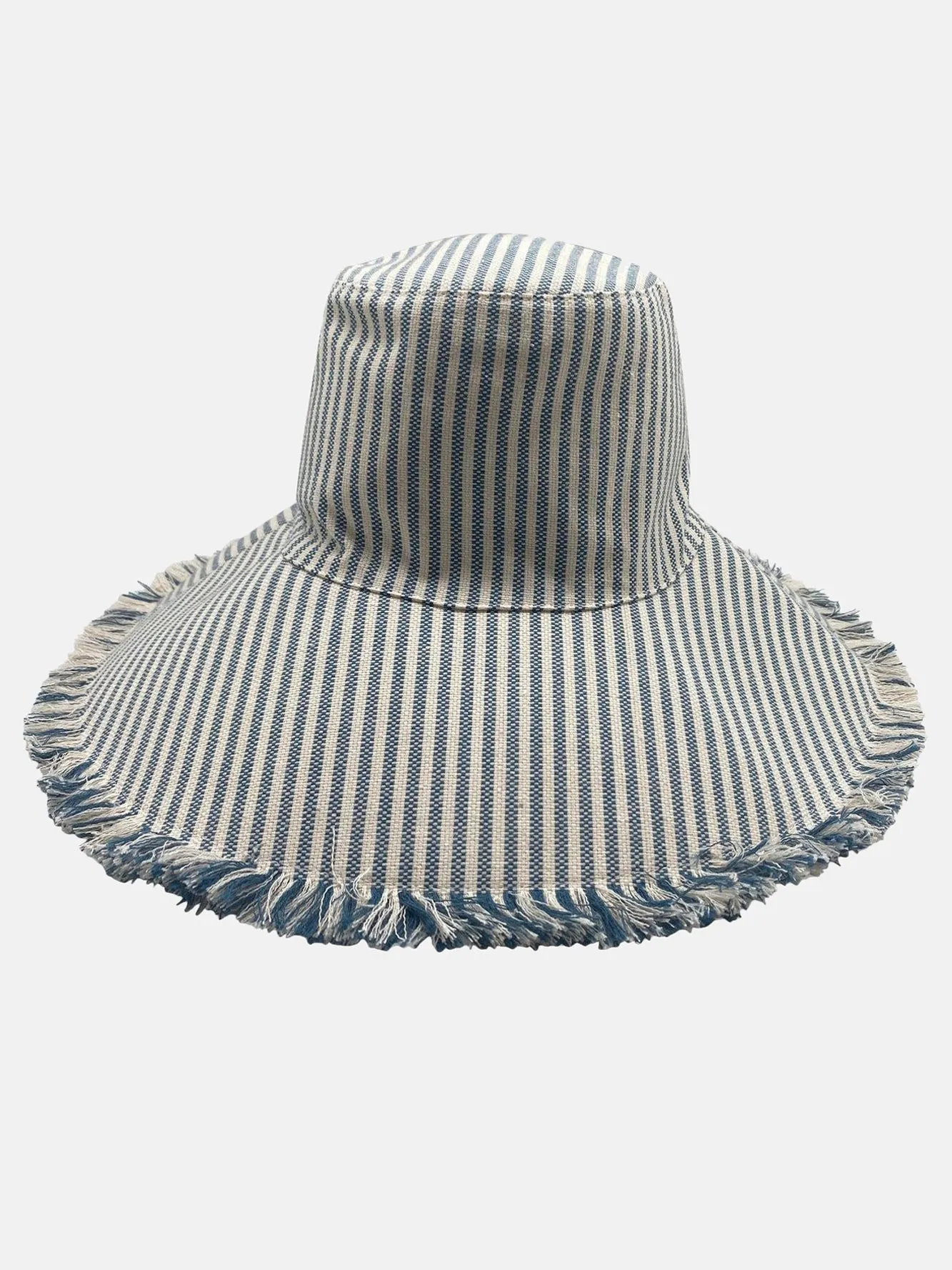 Canvas Striped Packable Hat