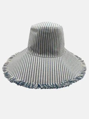 Canvas Striped Packable Hat