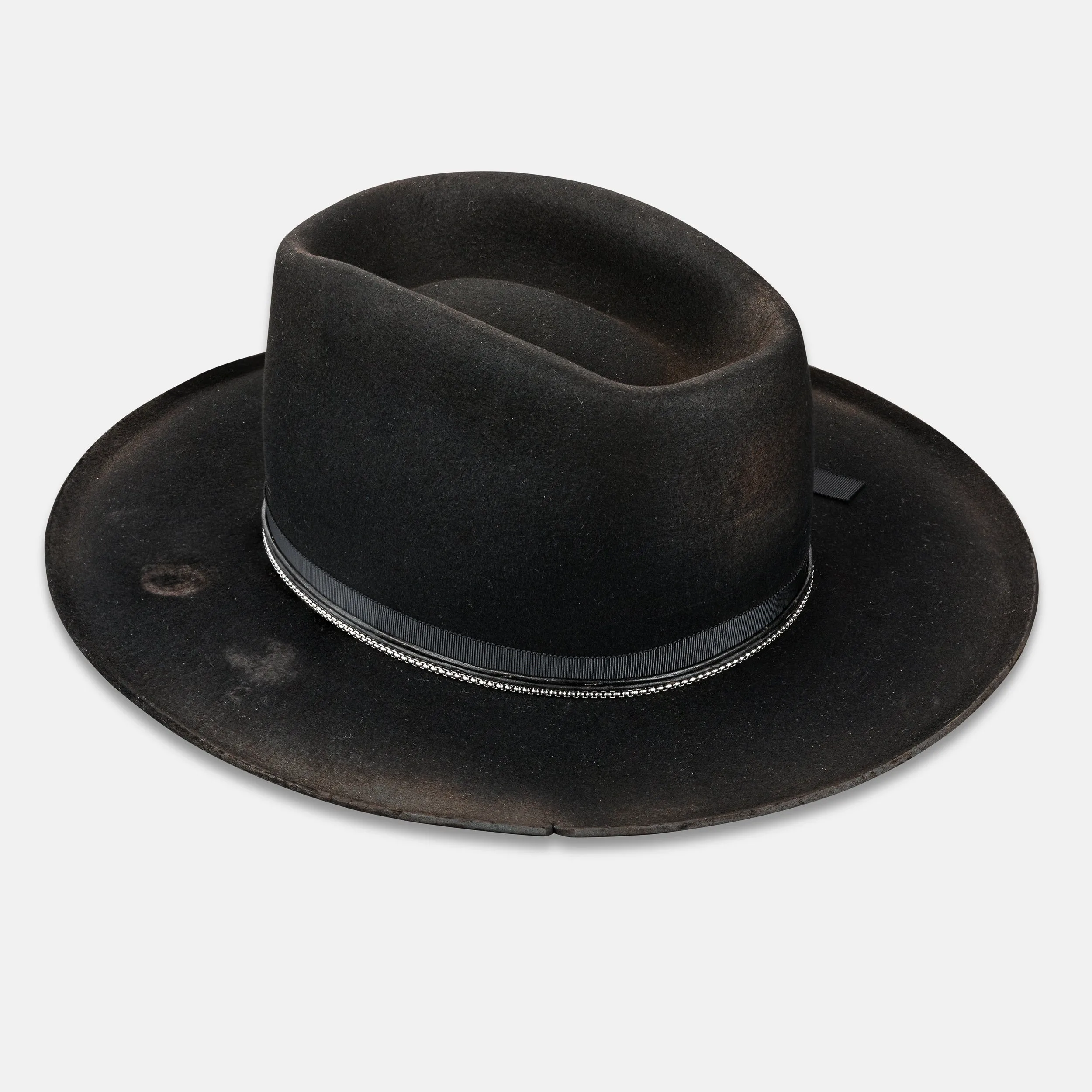 Casual Cool Distressed Fedora Hat