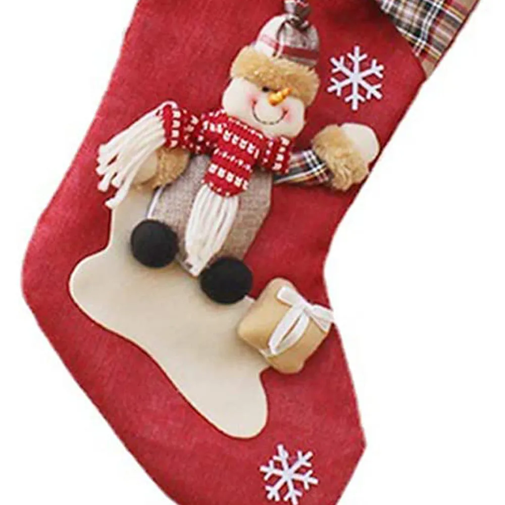 Checks Style Olaf and Gift Stocking