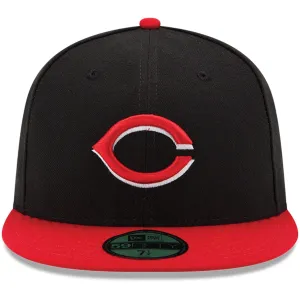 Cincinnati Reds Fitted - Black
