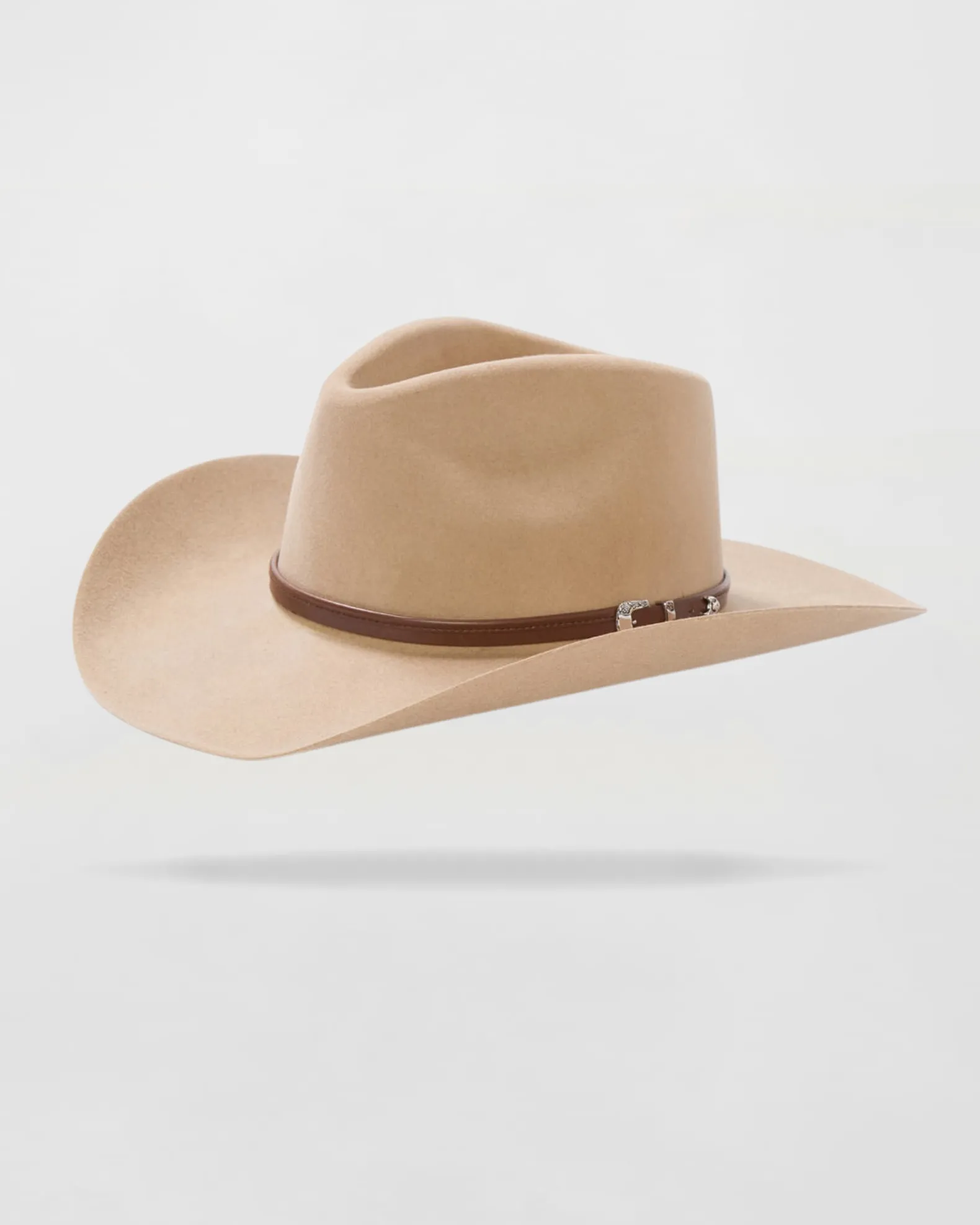 Cowboy Classic Line Felt Cowboy Hat in Silver Sand