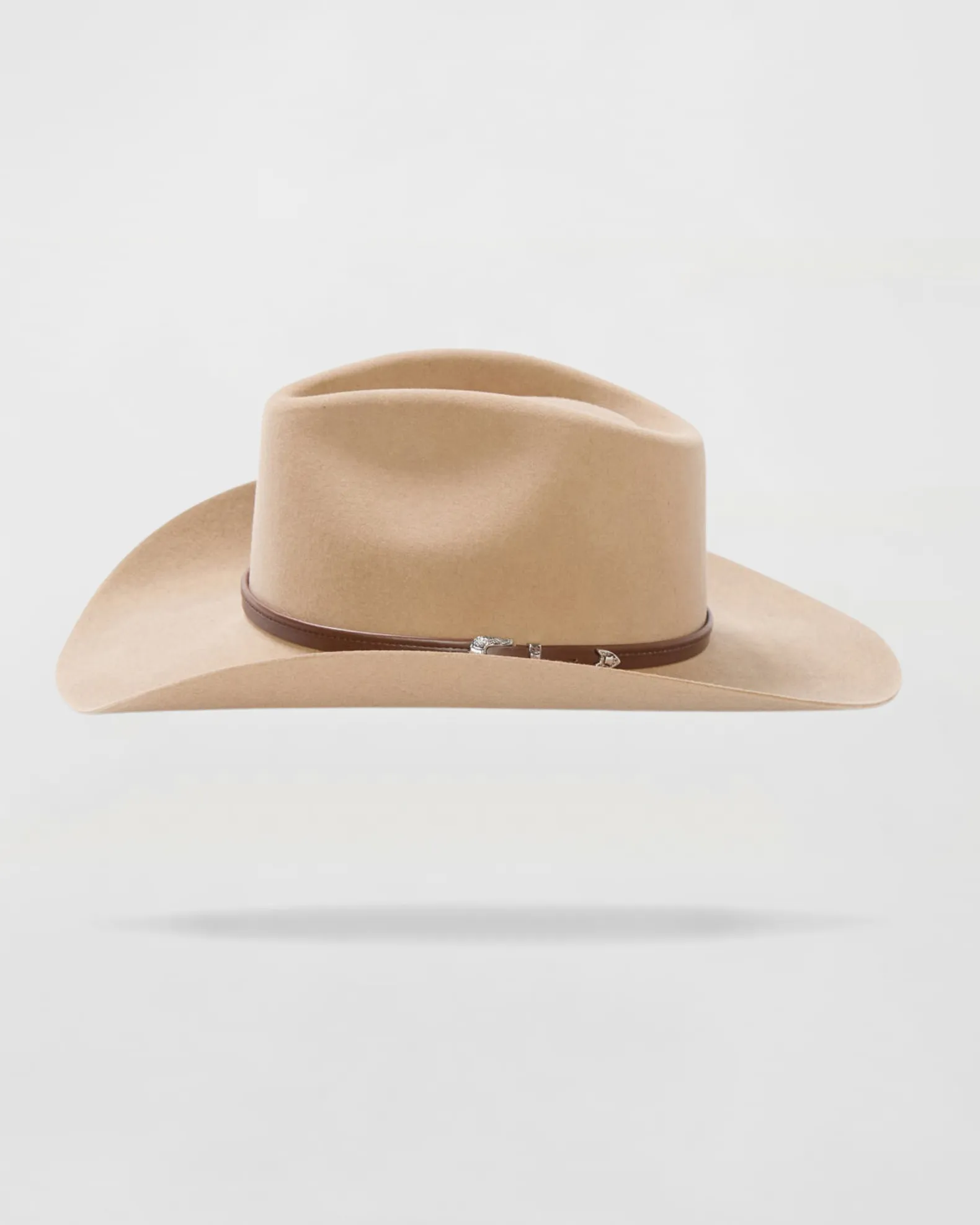 Cowboy Classic Line Felt Cowboy Hat in Silver Sand