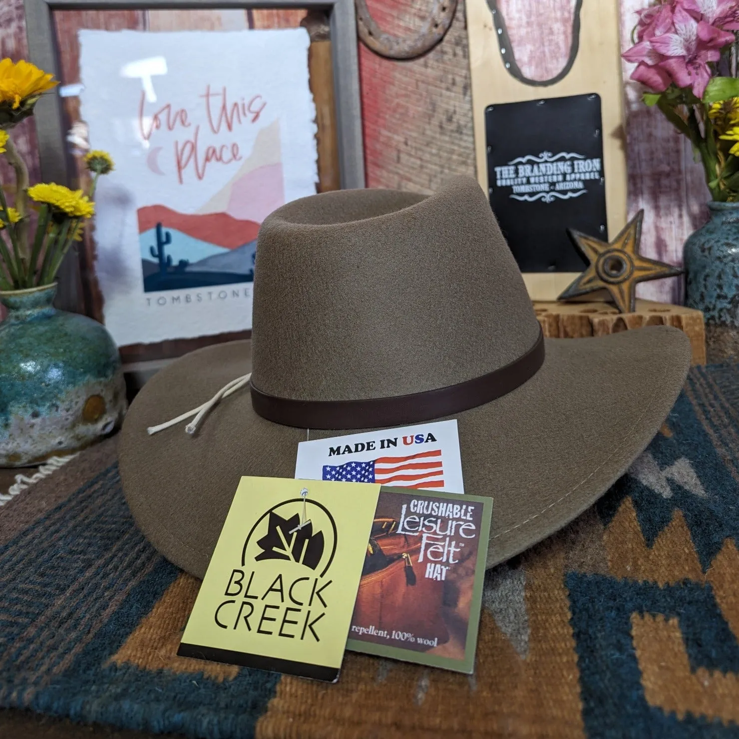 Crushable Hat, the "Putty" by Black Creek BC2007