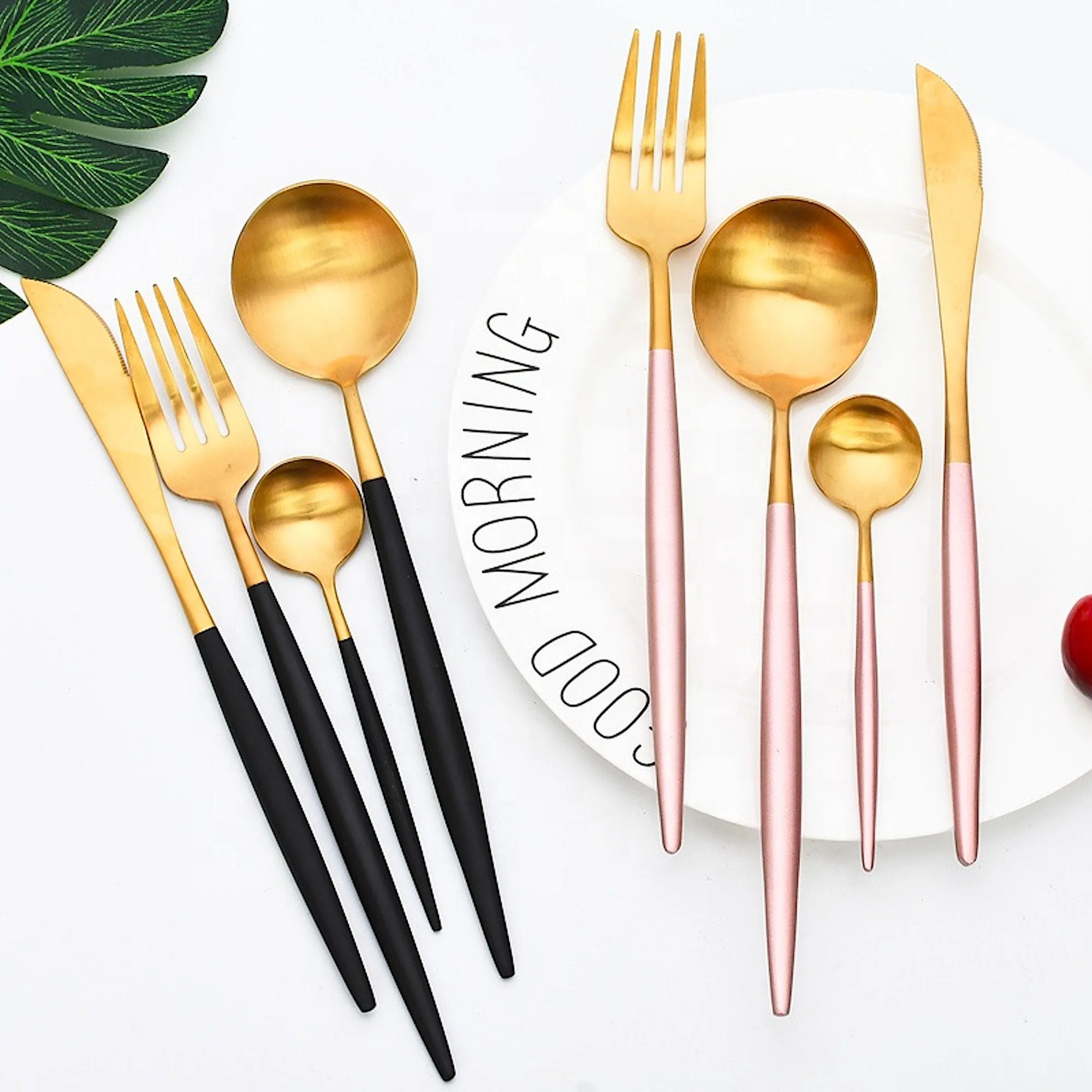 Cutlery Set of 4 Stainless Steel Flatware