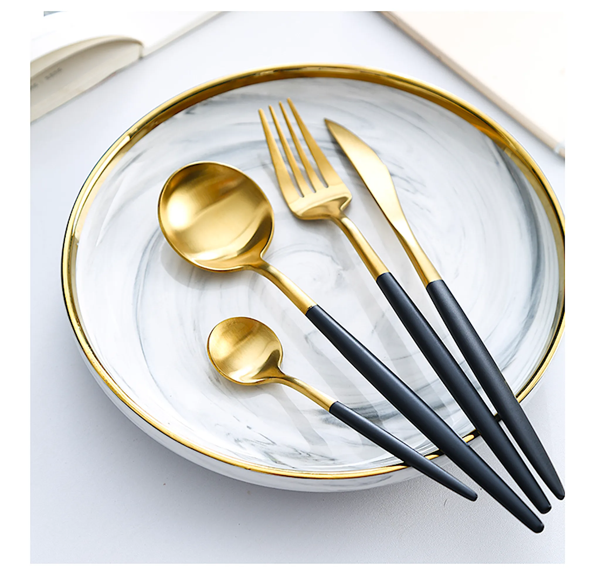 Cutlery Set of 4 Stainless Steel Flatware