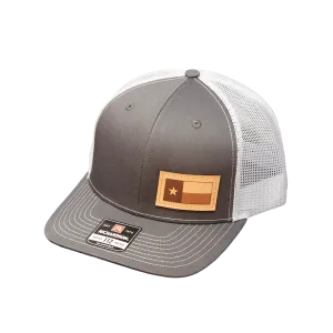 Dally Up Men's White Texas Flag Heather Cap