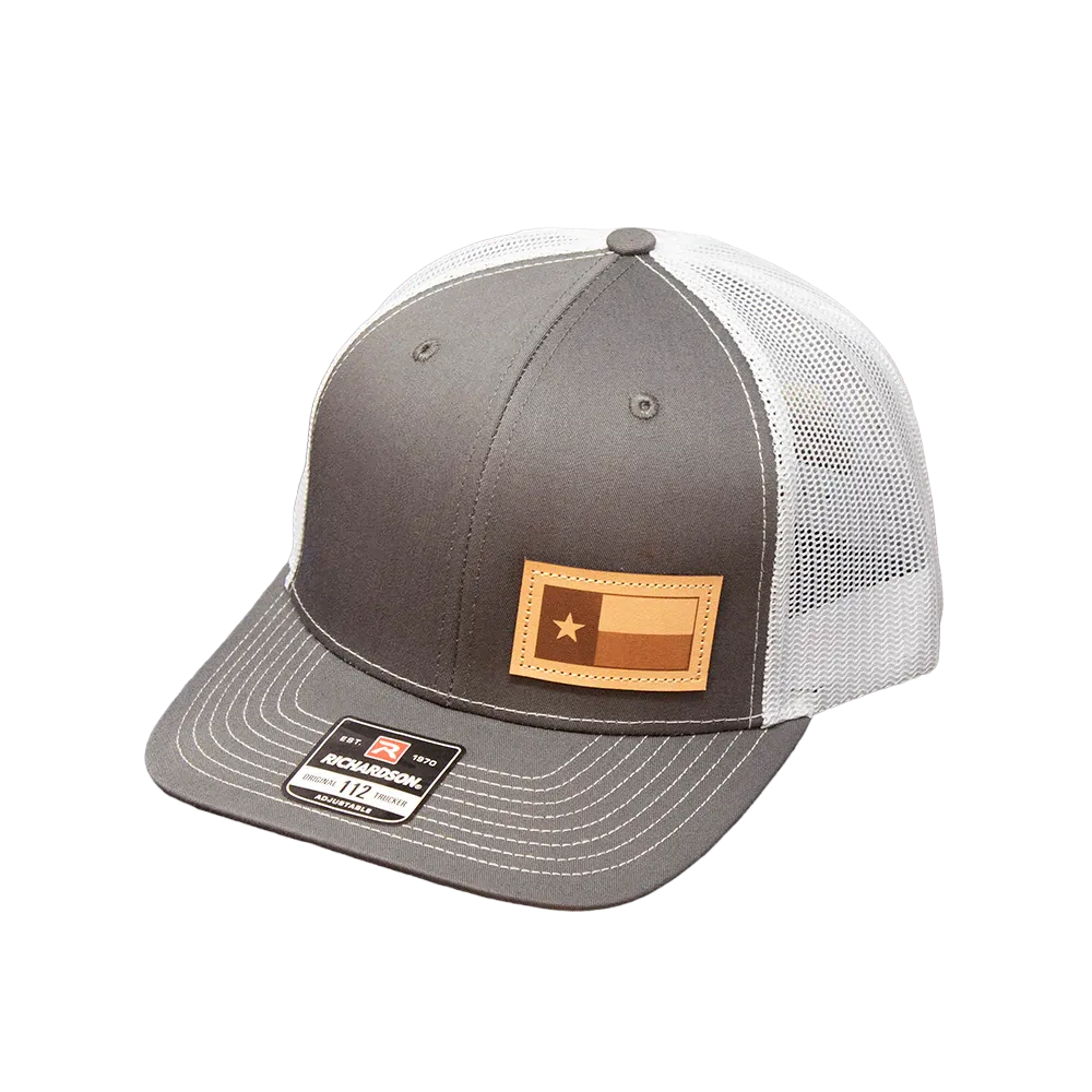 Dally Up Men's White Texas Flag Heather Cap