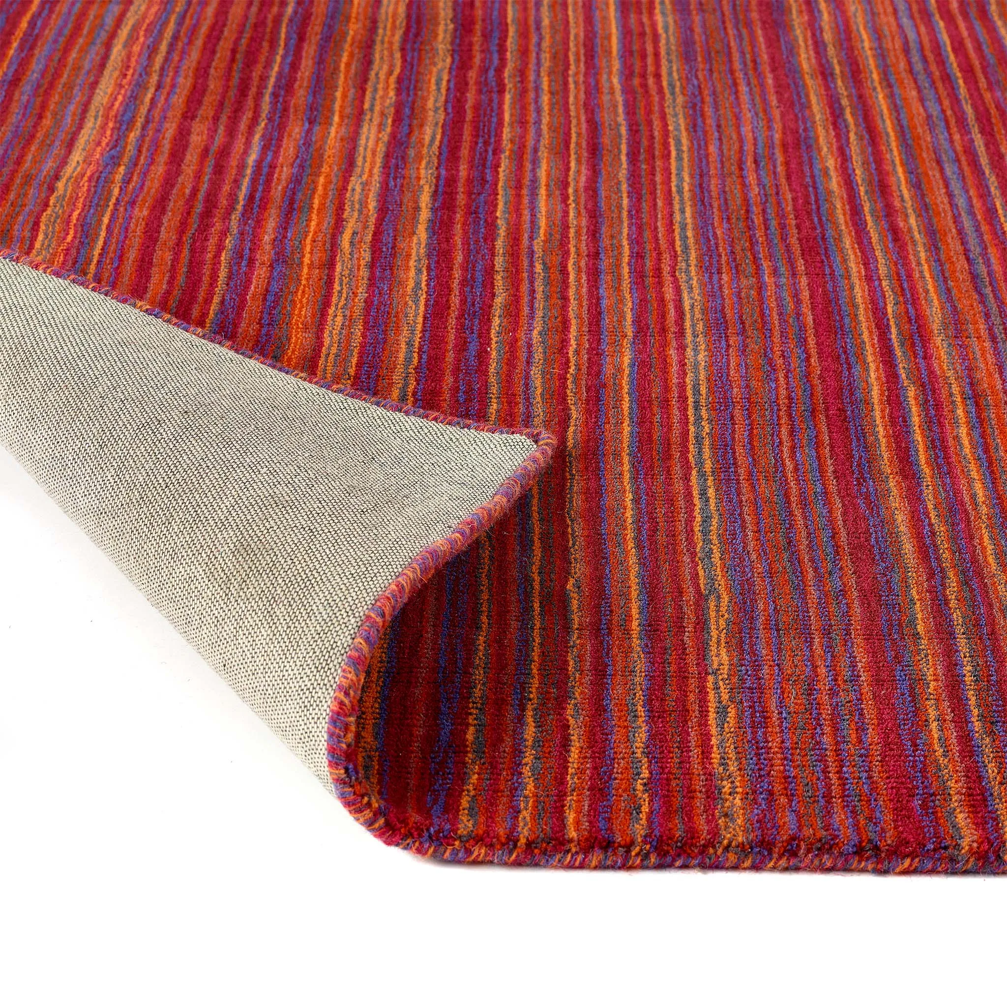Fine Stripes Rug Purple/Pink
