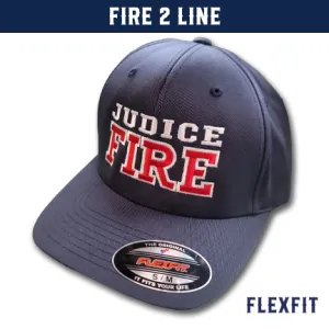 Fire 2 Line Custom Hat - Flexfit