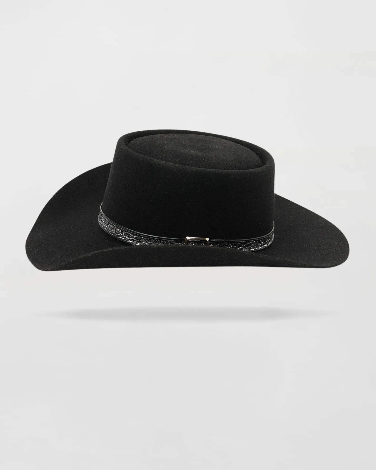 Frontier Spirit Series Felt Outdoor Cowboy Hat in Black