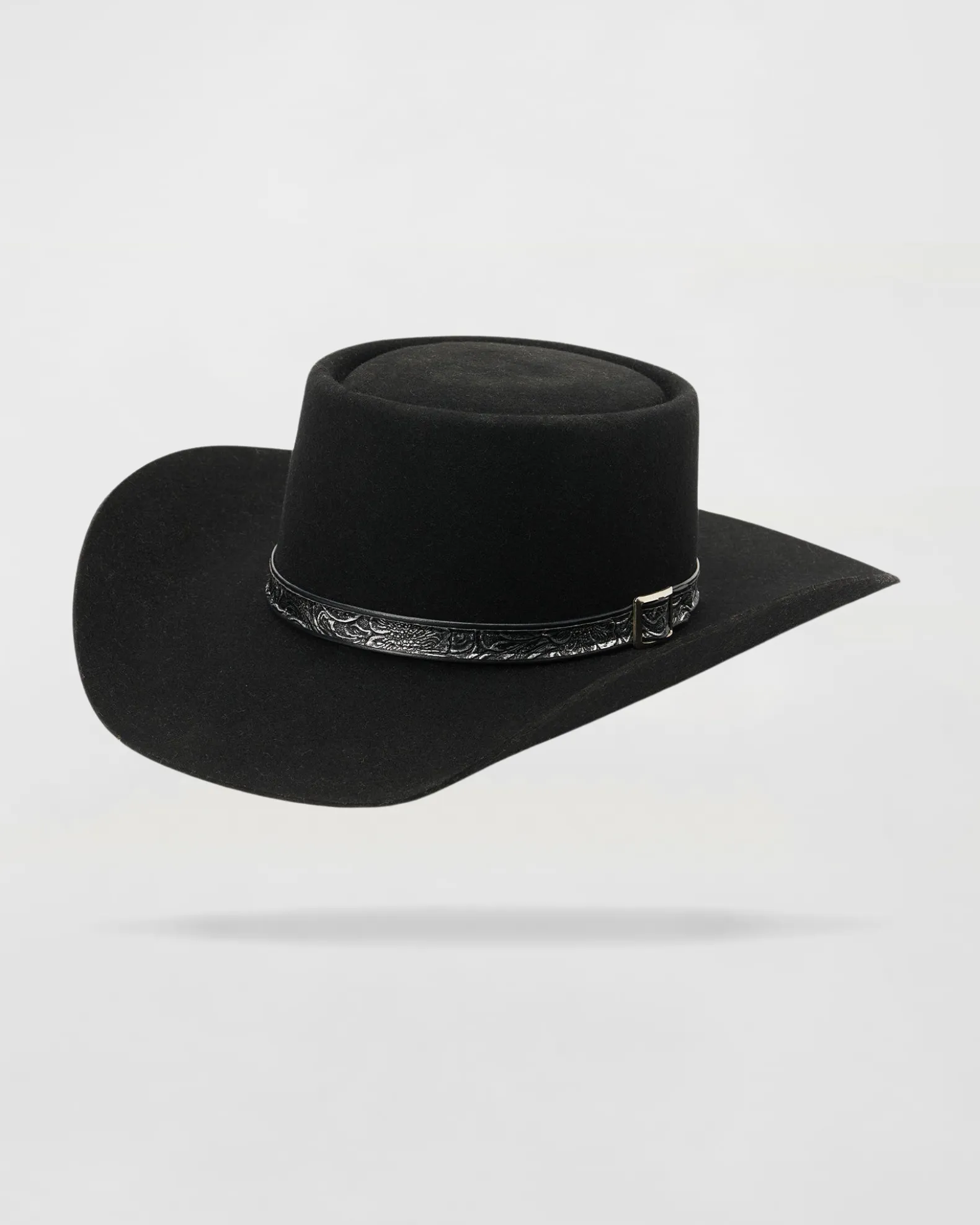 Frontier Spirit Series Felt Outdoor Cowboy Hat in Black