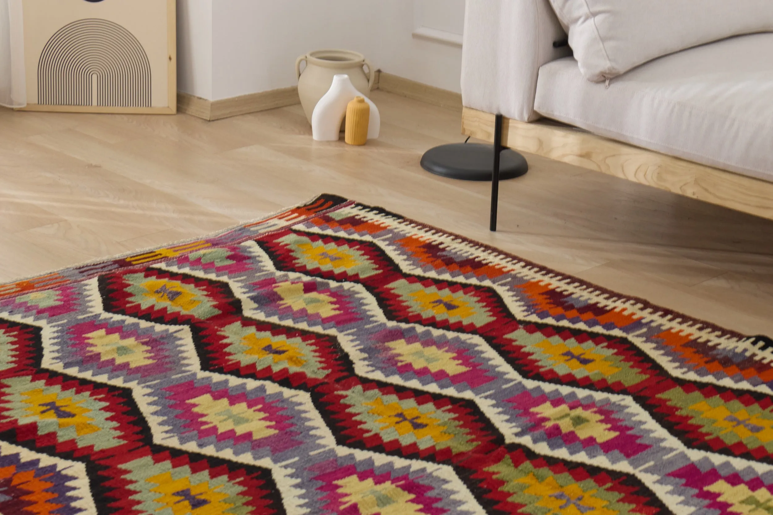 Gloria - Vintage Turkish Kilim Rug