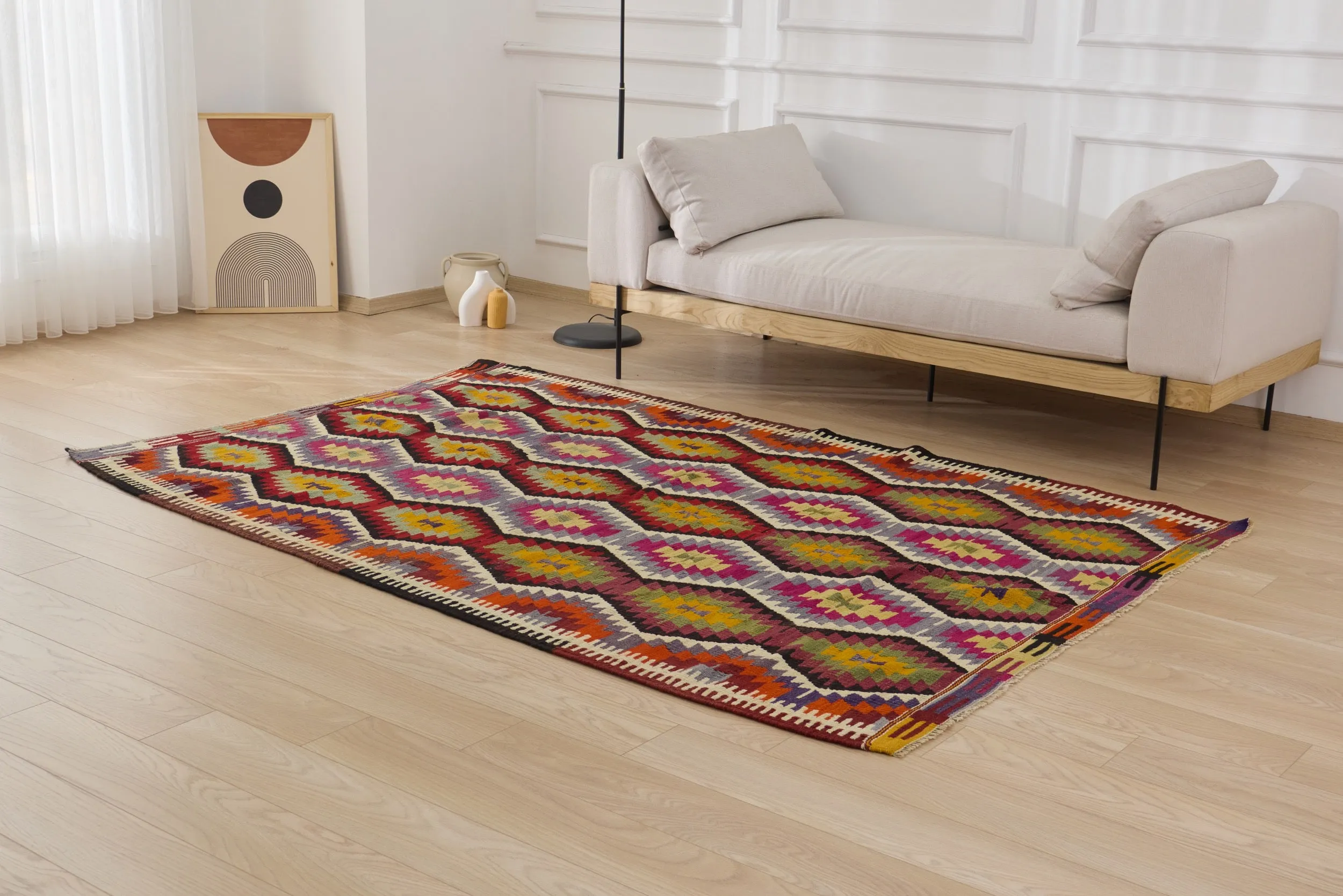 Gloria - Vintage Turkish Kilim Rug