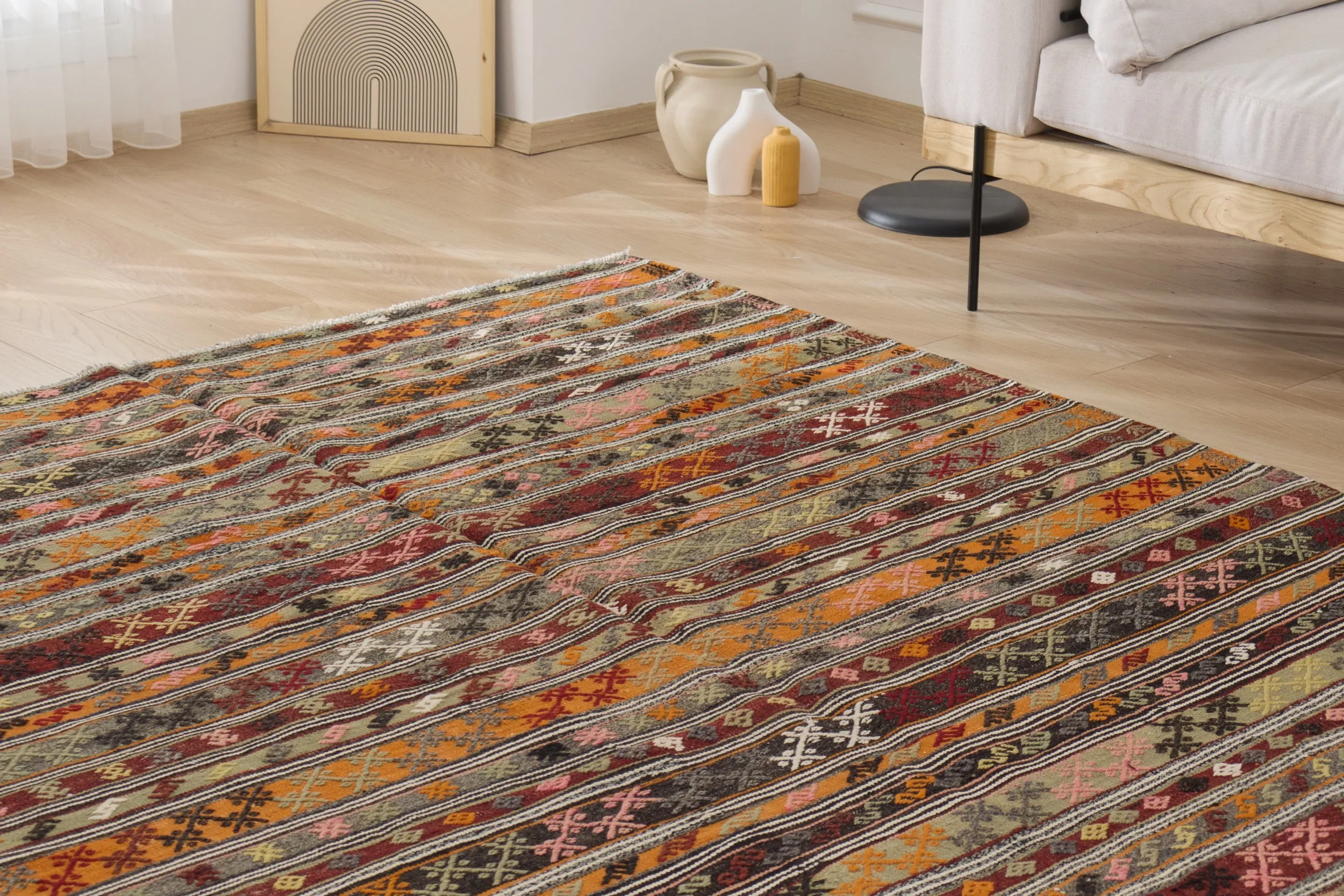 Guadalupe - Vintage Turkish Kilim Rug