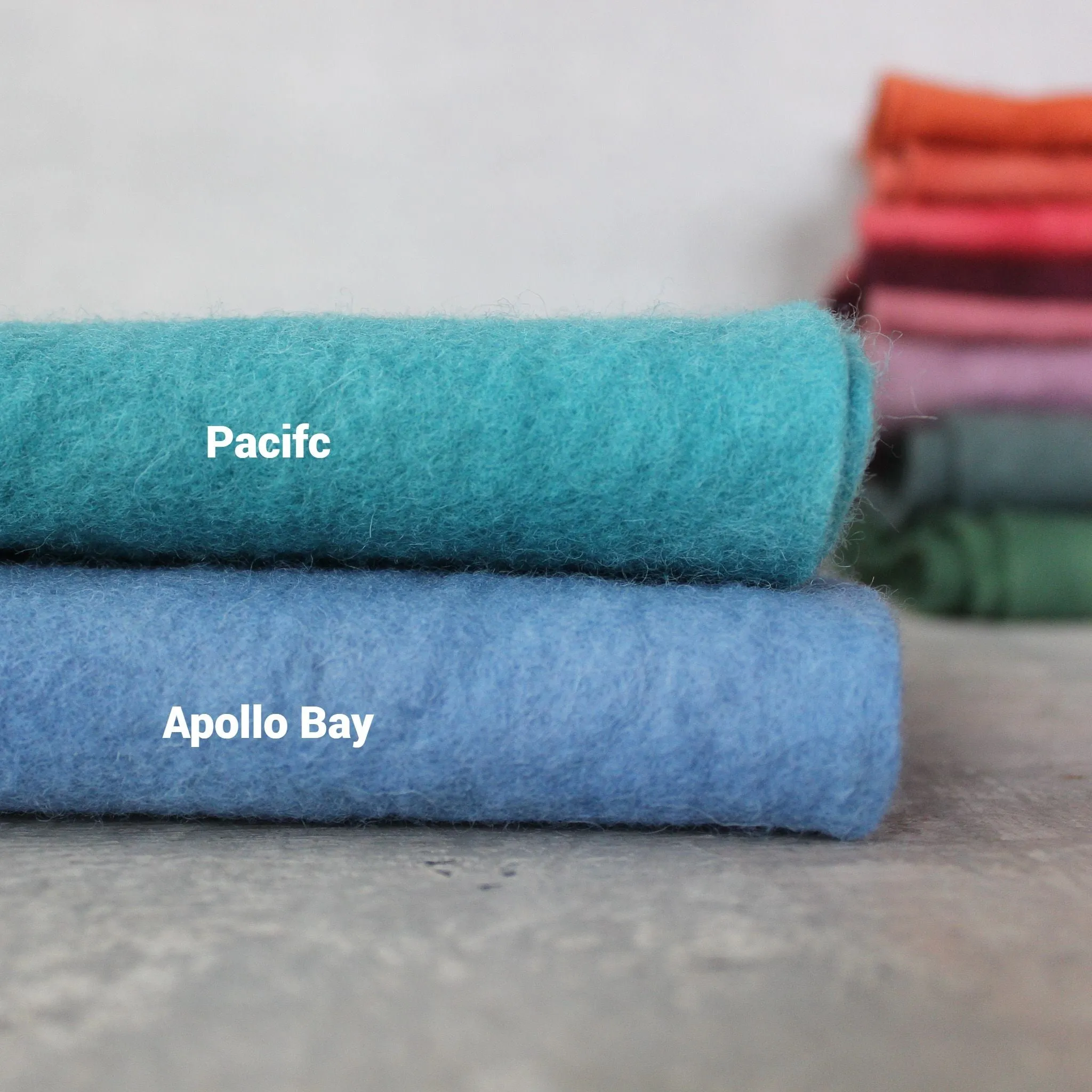 Hand Dyed Wool Felt Sheets