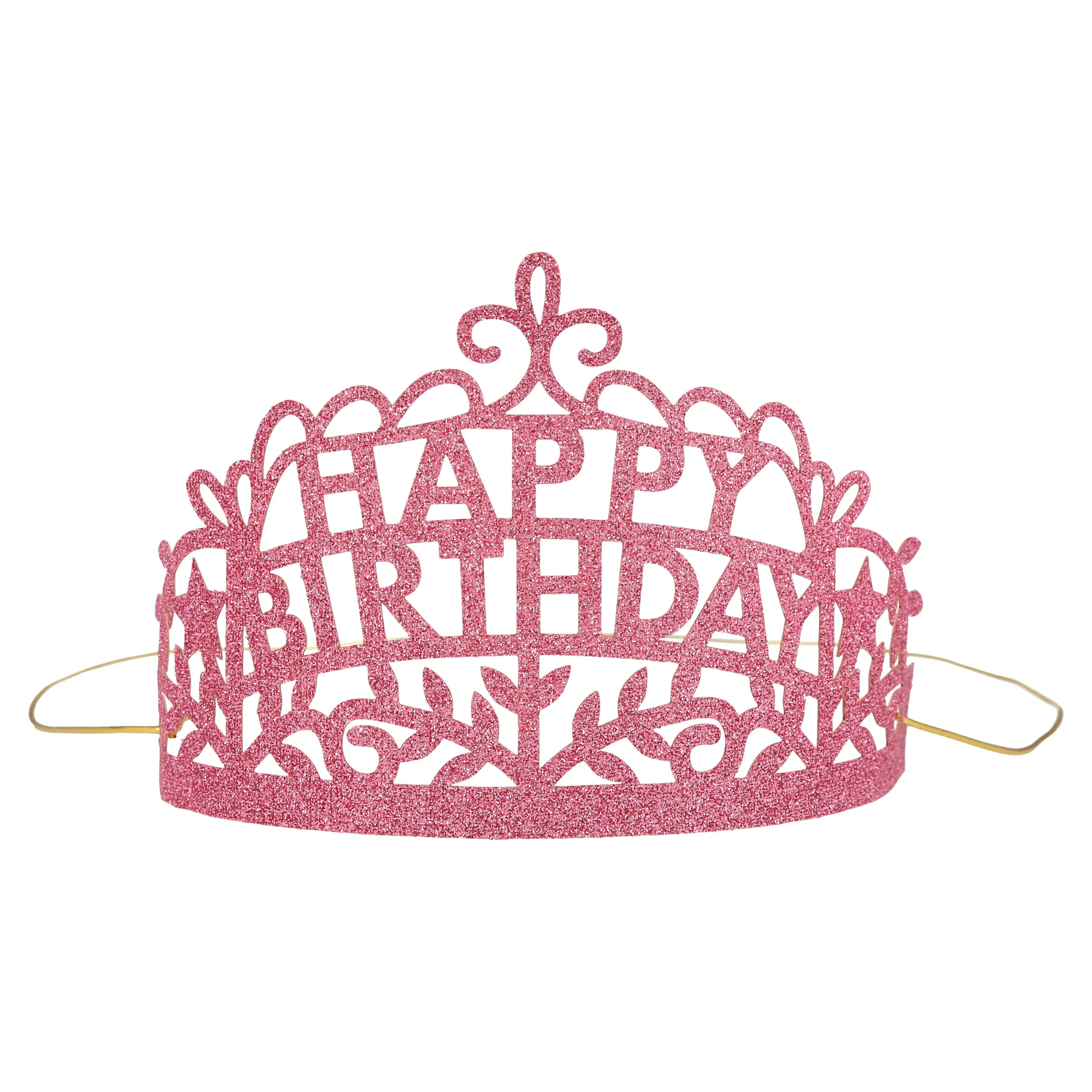 Happy Birthday Party Tiaras (x 8)