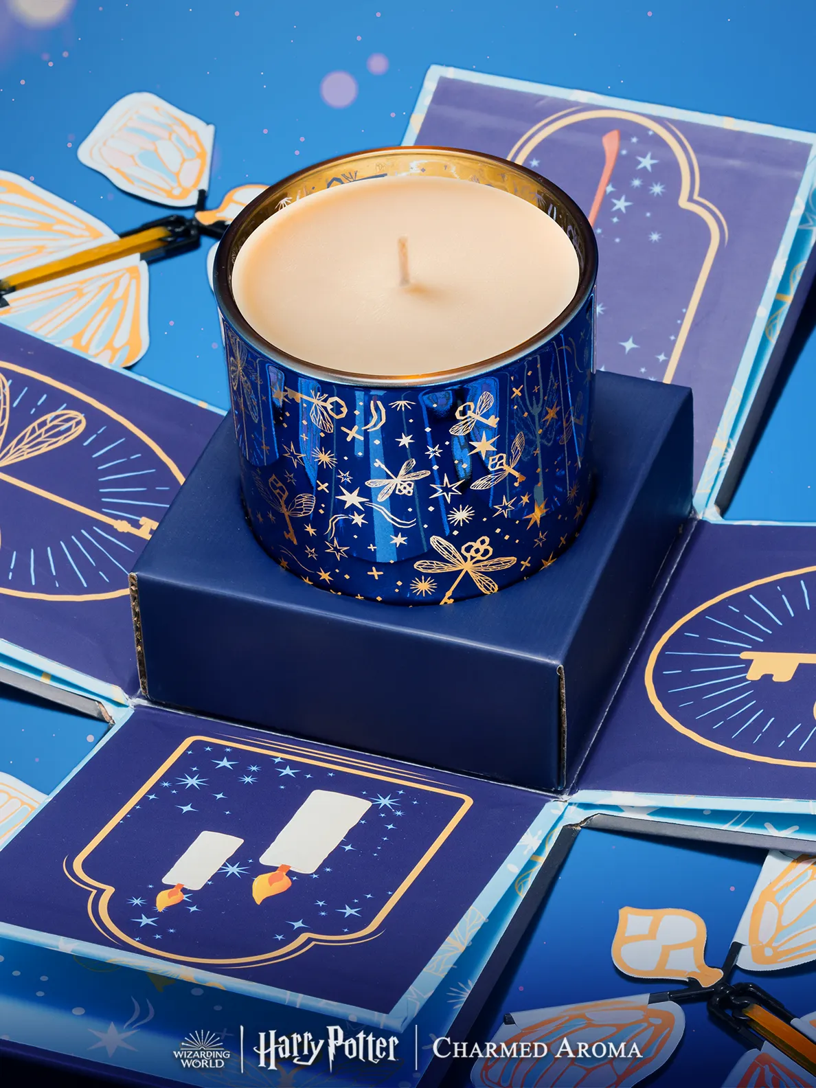 Harry Potter™ Flying Key Surprise Box Candle - Flying Key Necklace Collection