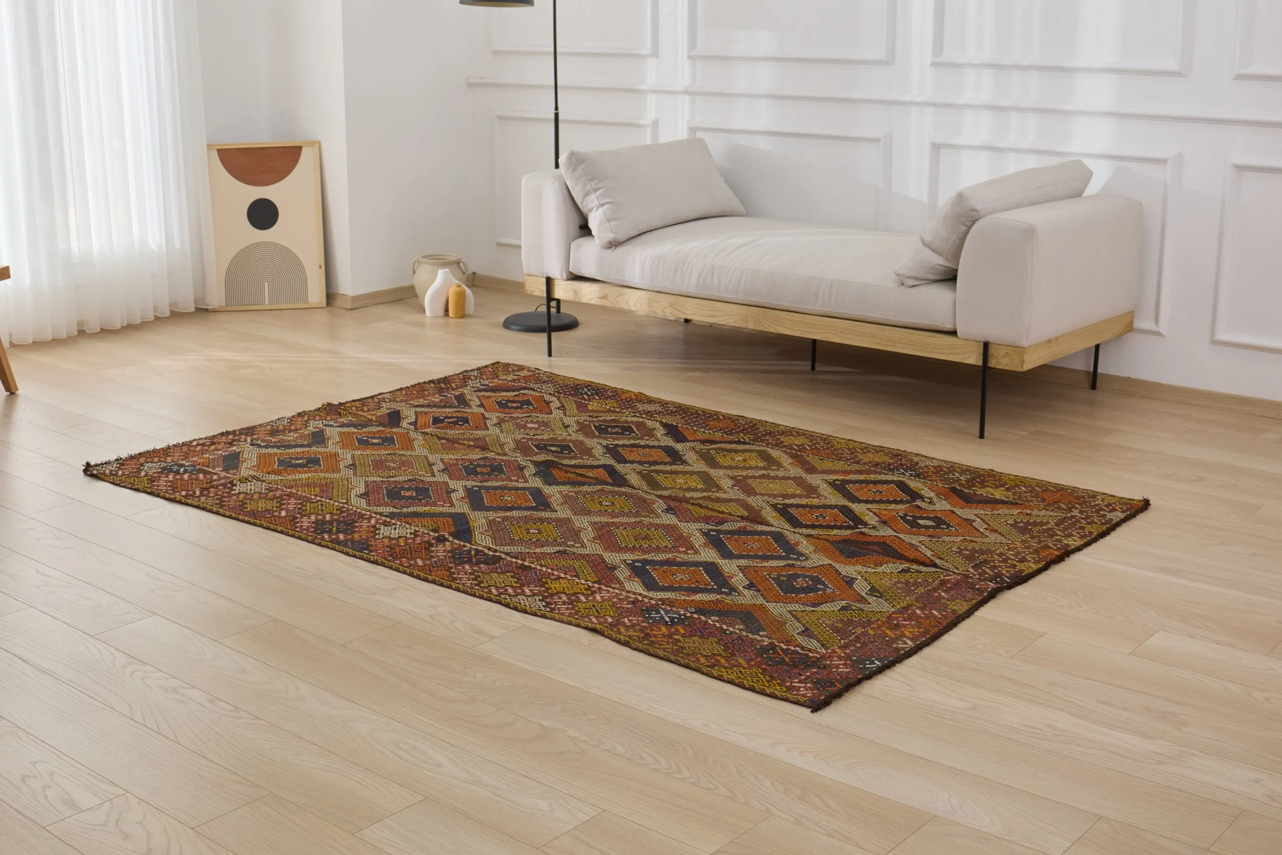 Kasey - Vintage Turkish Kilim Rug