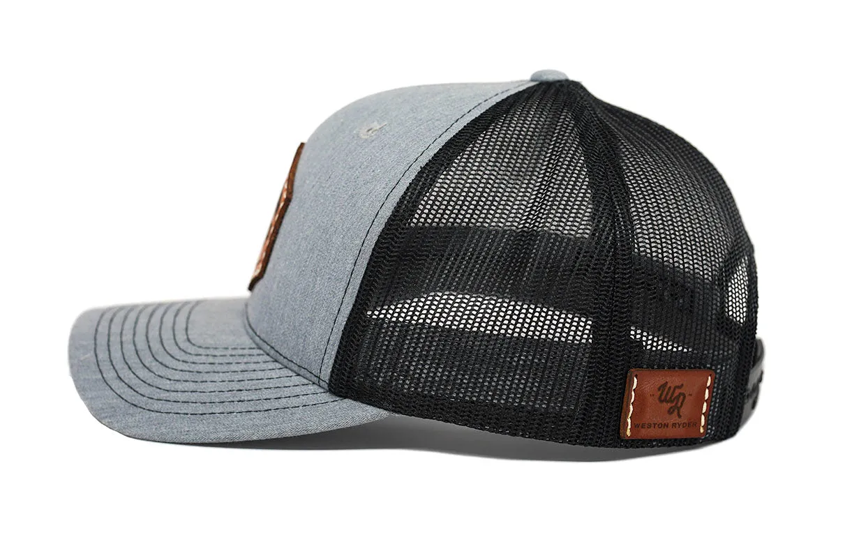Leather Patch Trucker Hat