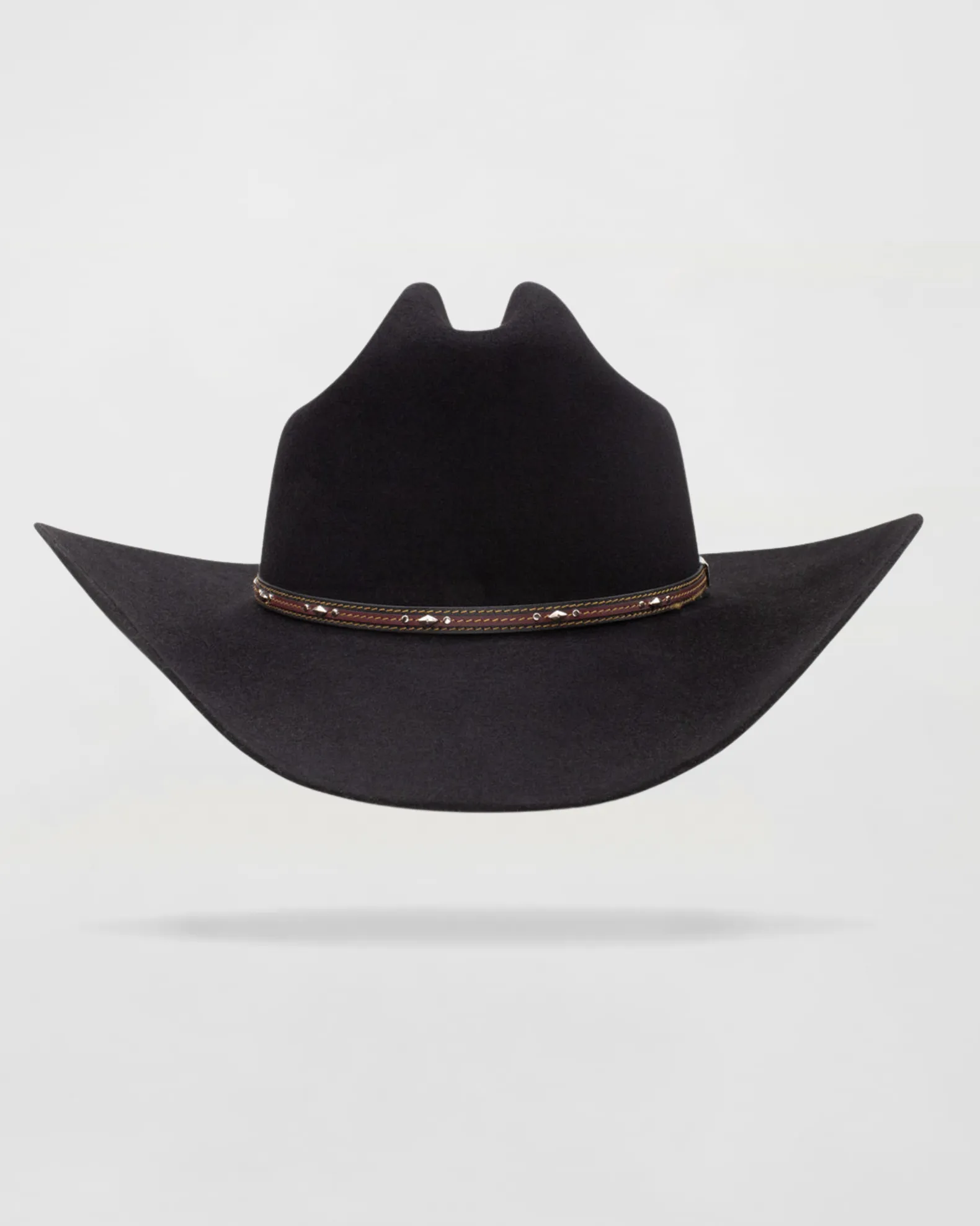 Lone Star Felt Cowboy Hat in Black