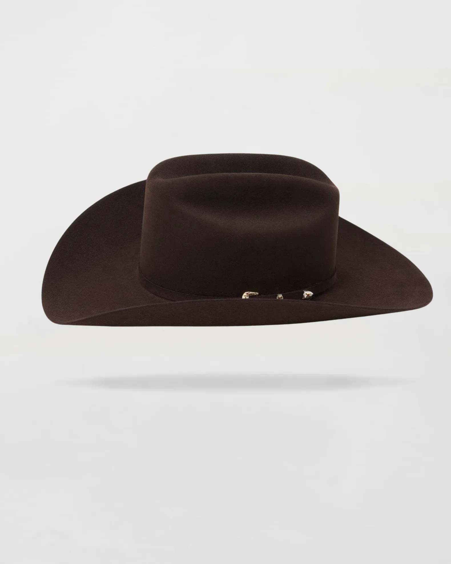 Maverick Range Felt Outdoor Cowboy Hat in Silver Grey