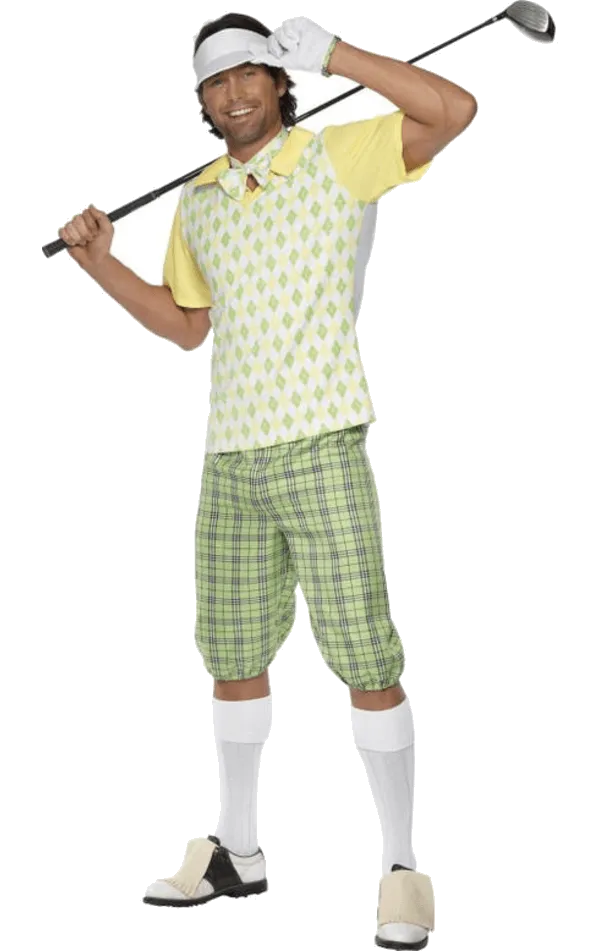 Mens Classic Golfer Costume