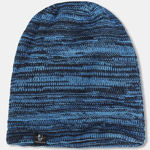 Mens Knit Slouchy Beanie Hat for Summer Winter B5001