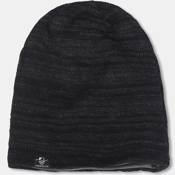 Mens Knit Slouchy Beanie Hat for Summer Winter B5001