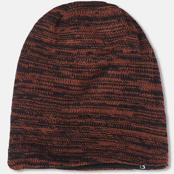 Mens Knit Slouchy Beanie Hat for Summer Winter B5001