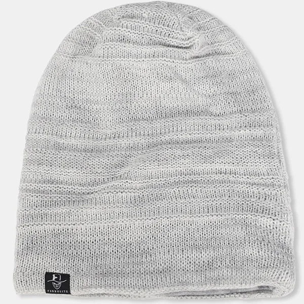 Mens Knit Slouchy Beanie Hat for Summer Winter B5001