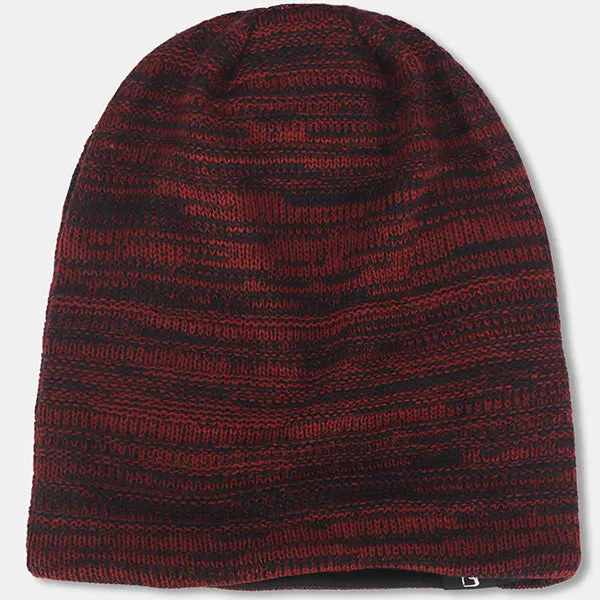 Mens Knit Slouchy Beanie Hat for Summer Winter B5001