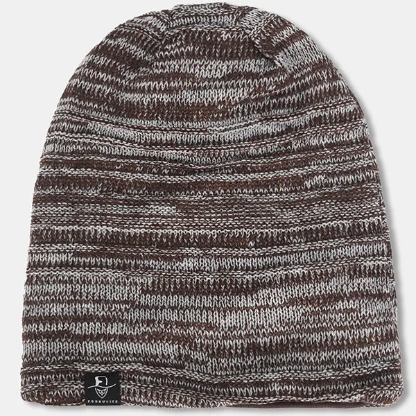 Mens Knit Slouchy Beanie Hat for Summer Winter B5001