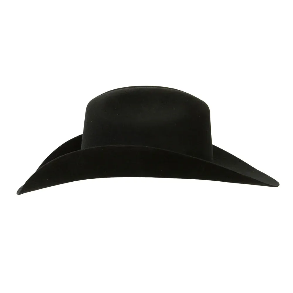 Milano Men's Black 3x Felt Hat