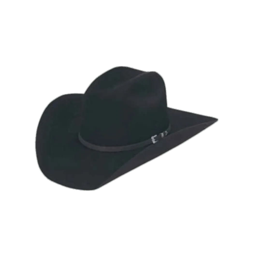 Milano Men's Black 3x Felt Hat