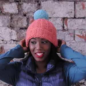 Mistake Stitch Rib Hat Pattern (Tundra)