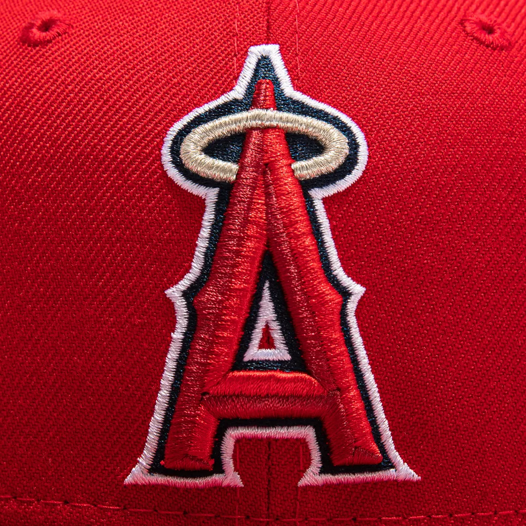 New Era 59Fifty Retro On-Field Los Angeles Angels Game Hat - Red