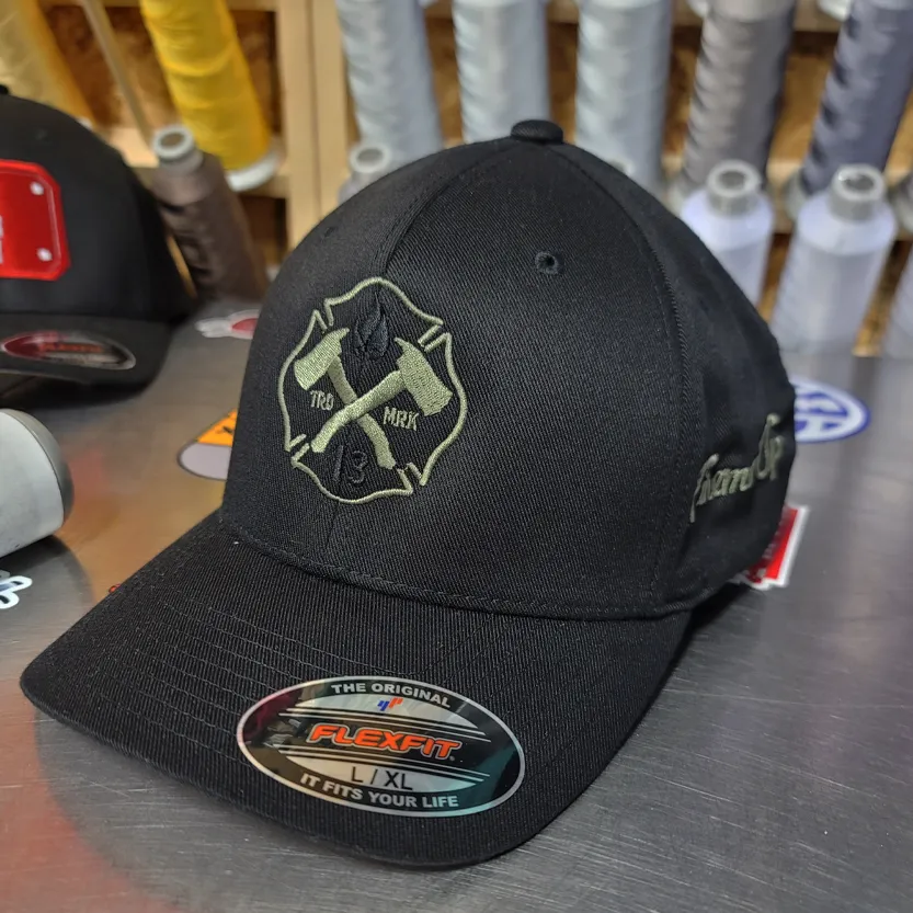 ONE-OFF Maltese Hat- Flexfit Black with OD/Black